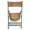 Weathered Wood Folding Chair, 1940s 3