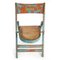 Weathered Wood Folding Chair, 1940s, Immagine 3