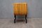 Poplar Wood and Brown Velvet Benches, 1940s, Set of 2, Image 6