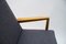 Mid-Century Modern Wood Armchair in Grey Fabric, Germany, 1950s, Image 8