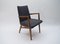 Mid-Century Modern Wood Armchair in Grey Fabric, Germany, 1950s, Image 6