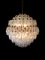 Lámpara de araña Poliedri esférica de cristal de Murano, años 80, Imagen 6