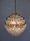 Lámpara de araña Poliedri esférica de cristal de Murano, años 80, Imagen 5