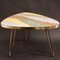 Colorful Mosaic Side Table with Hairpin Legs, 1950s, Image 5