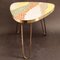 Colorful Mosaic Side Table with Hairpin Legs, 1950s 3