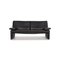 Atlanta Leather Black 3-Seat Sofa from Laauser 1