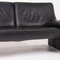 Atlanta Black Leather Living Room Set from Laauser, Set of 3, Immagine 3