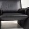 Atlanta Black Leather Living Room Set from Laauser, Set of 3, Immagine 4