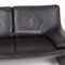 Atlanta Black Leather Living Room Set from Laauser, Set of 3, Image 6