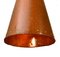 Scandinavian Cone-Shaped Copper Pendant Lamp 2