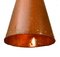 Scandinavian Cone-Shaped Copper Pendant Lamp, Image 2