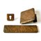 Bronze Push & Pull Door Handle with Letterbox & Key Fixture Set, 1970s 2
