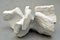 Chalk White Abstract Sculpture 1 by Bryan Blow, 1970s 3