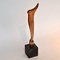 Bronze Abstract Sculpture Black Plinth by Neil Willis, England, 1970s 2