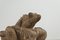 Handgefertigte lebensgroße Iguana Teak Skulptur, 1990er 11