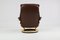 Relax Armchair with Ottoman in Brown Leather from Ekornes, Set of 2 15