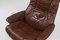 Relax Armchair with Ottoman in Brown Leather from Ekornes, Set of 2 11