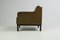 Fauteuil en Cuir Marron, Danemark, 1970s 10