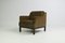 Fauteuil en Cuir Marron, Danemark, 1970s 1