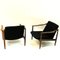 Vintage German Teak Lounge Chairs by Hartmut Lohmeyer for Wilkhahn, 1950s, Set of 2 3