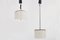 French Adjustable Pendant Lamps, 1960s, Set of 2, Image 2