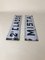 Italian Enamel Metal Signs Second Class and Mixed Class, 1940s, Set of 2, Image 3