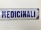 Italian Enamel Metal Sign Medical Warehouse or Magazzino Medicinali, 1940s 5