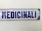 Italienisches Emailliertes Metallschild Krankenhaus oder Magazzino Medicinali, 1940er 5