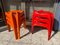 Vintage Red Casalino Stool by Alexander Begge for Casala, Image 11