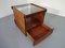 Danish Rosewood & Glass Side Table, 1960s, Imagen 6