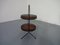 Rosewood & Steel Side Table with Tray Top, 1950s 5