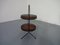 Table d'Appoint avec Plateau en Palissandre & Acier, 1950s 5