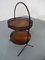 Rosewood & Steel Side Table with Tray Top, 1950s 6