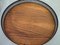 Rosewood & Steel Side Table with Tray Top, 1950s 9