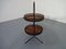 Rosewood & Steel Side Table with Tray Top, 1950s 24