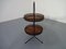 Rosewood & Steel Side Table with Tray Top, 1950s, Image 24