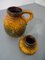 Jarrones Fat Lava de cerámica de Scheurich, años 70. Juego de 2, Imagen 6