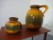 Fat Lava Ceramic Vases from Scheurich, 1970s, Set of 2 1