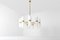 Brass and Opaline Glass Chandelier by Hans-Agne Jakobsson for Hans-Agne Jakobsson AB Markaryd, 1960s, Image 12
