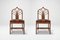 Hollywood Regency Italian Bamboo Floral Dining Chairs, 1960s, Set of 6 9