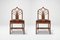 Hollywood Regency Italian Bamboo Floral Dining Chairs, 1960s, Set of 6, Image 9