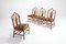 Hollywood Regency Italian Bamboo Floral Dining Chairs, 1960s, Set of 6 18