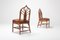 Hollywood Regency Italian Bamboo Floral Dining Chairs, 1960s, Set of 6, Image 15
