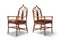 Hollywood Regency Italian Bamboo Floral Dining Chairs, 1960s, Set of 6 3