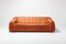 Postmodern Cognac Leather Sofa by De Pas, D'Urbino and Lomazzi, 1970s, Image 4