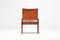 Monk Stühle aus cognacfarbenem Leder von Tobia & Afra Scarpa für Molteni, 1970er, 2er Set 6