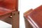 Monk Stühle aus cognacfarbenem Leder von Tobia & Afra Scarpa für Molteni, 1970er, 2er Set 11