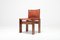 Monk Stühle aus cognacfarbenem Leder von Tobia & Afra Scarpa für Molteni, 1970er, 2er Set 2