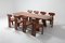 Postmodern Walnut Dining Table by Afra & Tobia Scarpa, 1980s 6