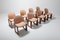 Walnut Model 121 Side Chairs by Tobia & Afra Scarpa for Cassina, 1970s, Set of 8 3